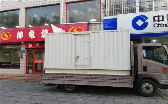 兴平出租发电机施工案例
